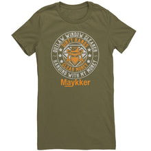 Outlaw Window Cleaner "Money Maykker" Ladies T-shirt